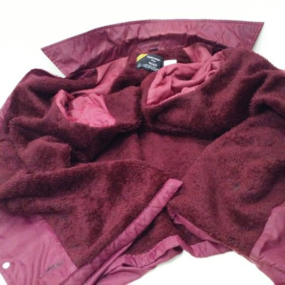 Vintage 70s Sears Outerwear Chore Coat Utility Jacket Unisex 3XLT Pockets Wine - Picture 5 of 10